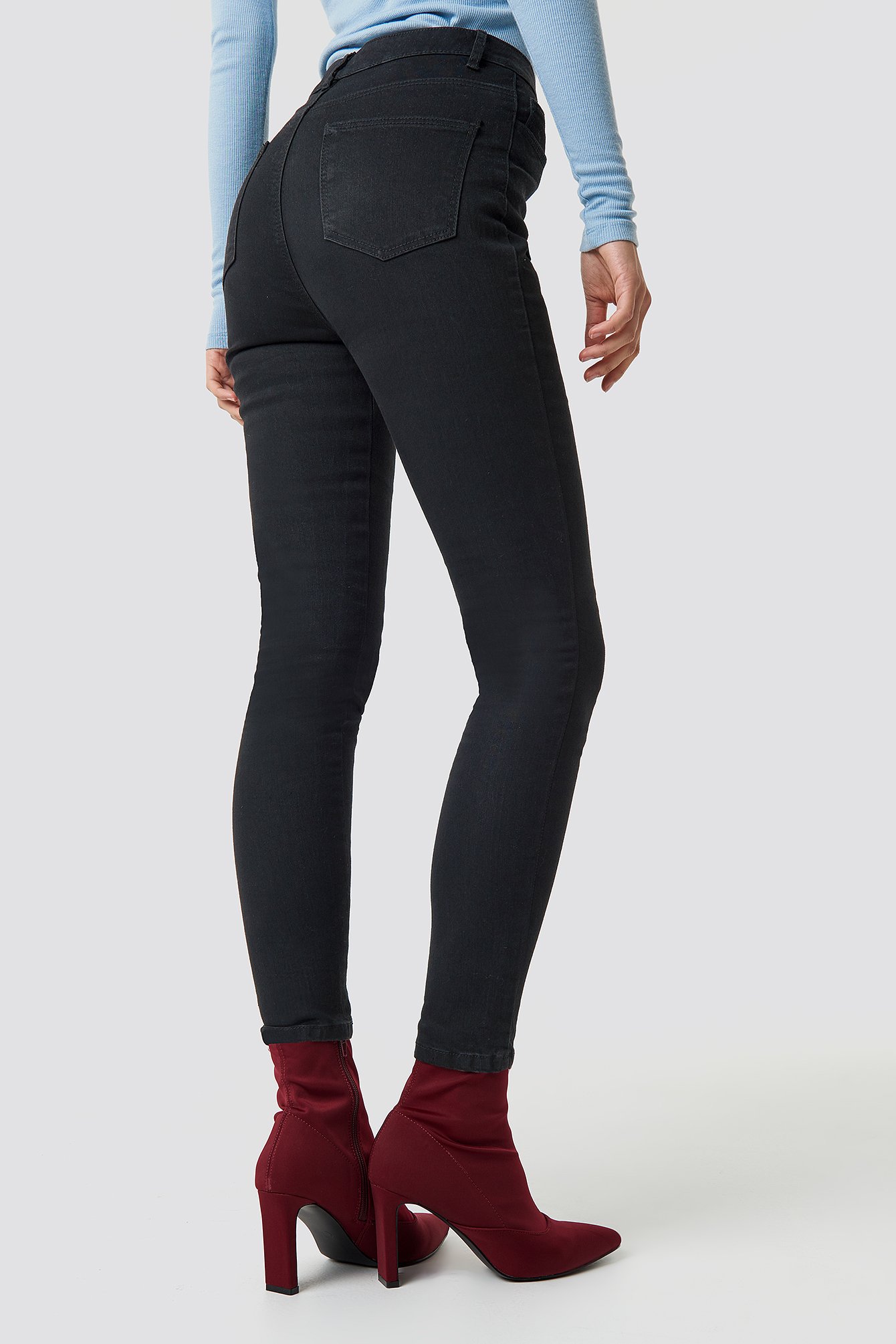 Basic Skinny Jeans Black | na-kdlounge.com