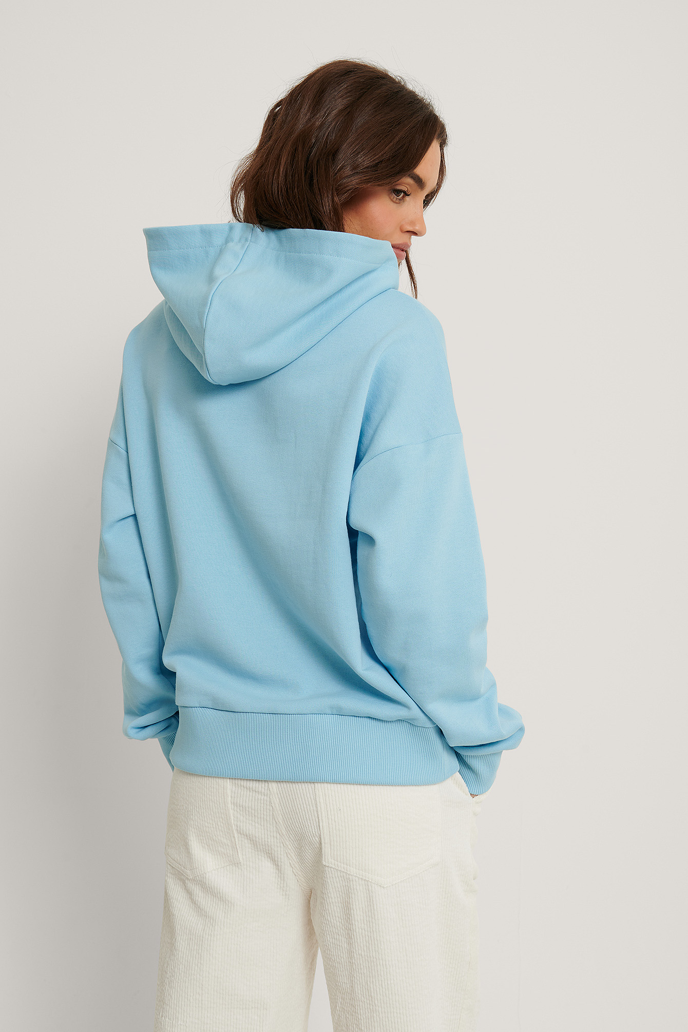 Basic Wide Hoodie Blue | na-kdlounge.com