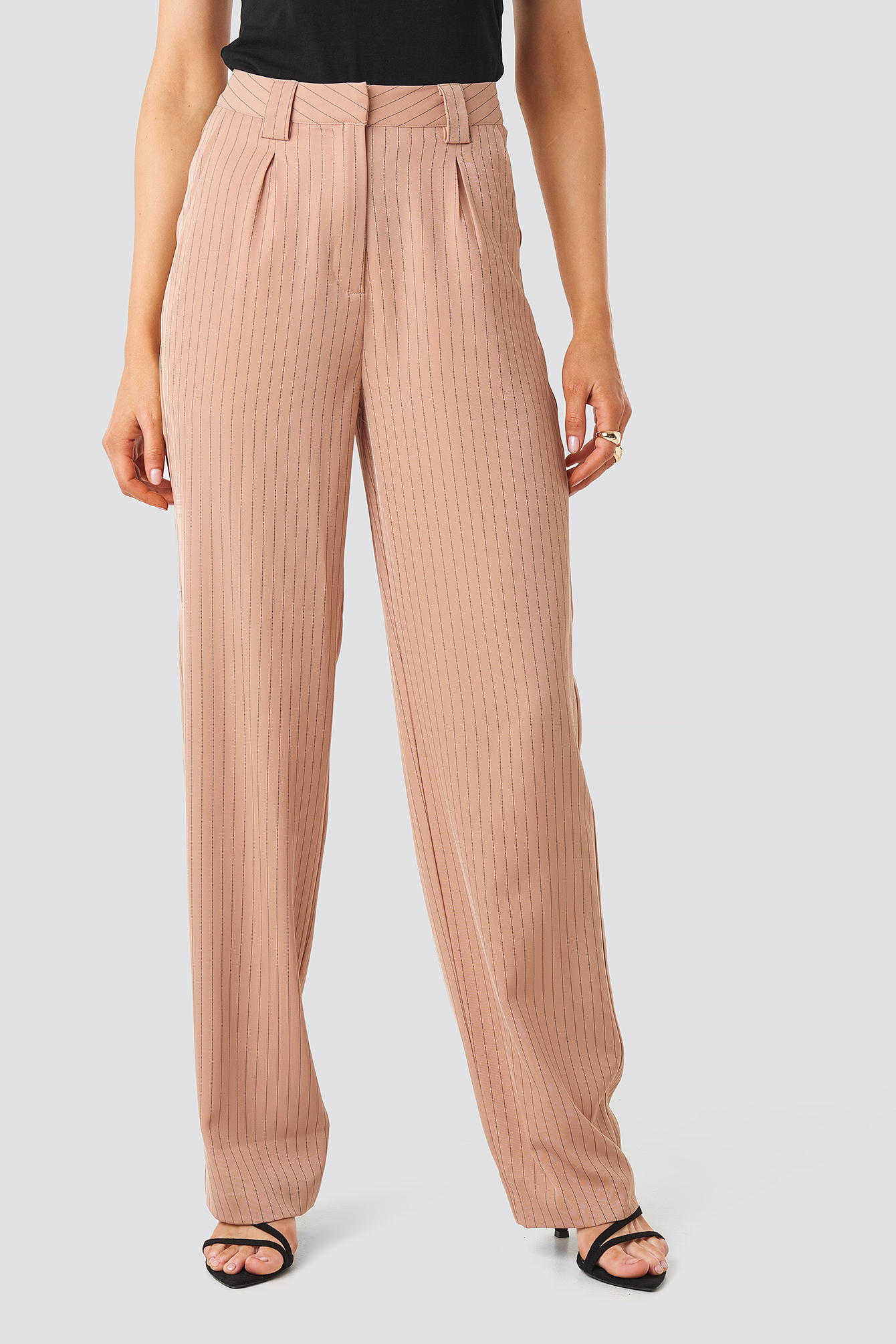 nakd flared striped pants