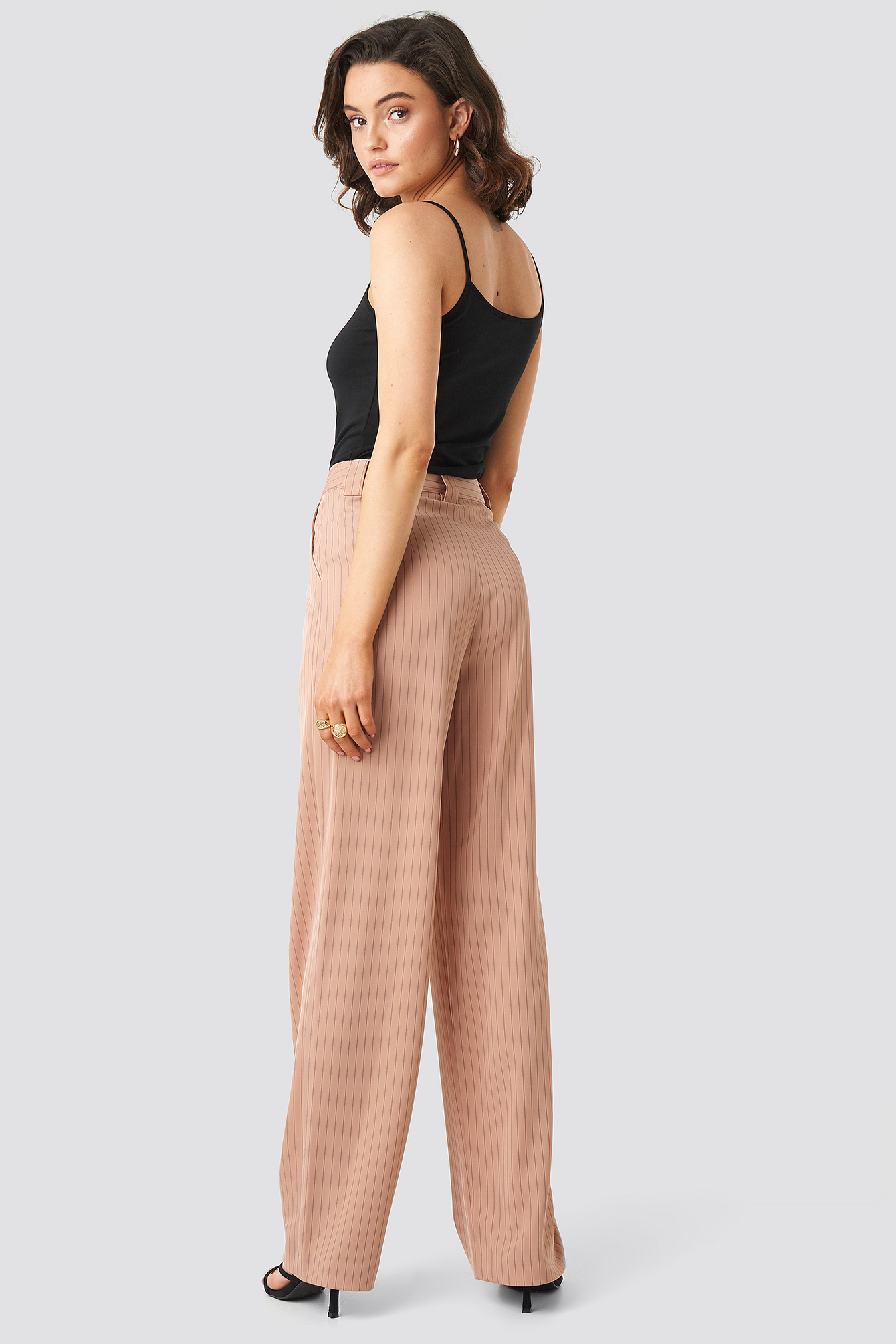 nakd flared striped pants