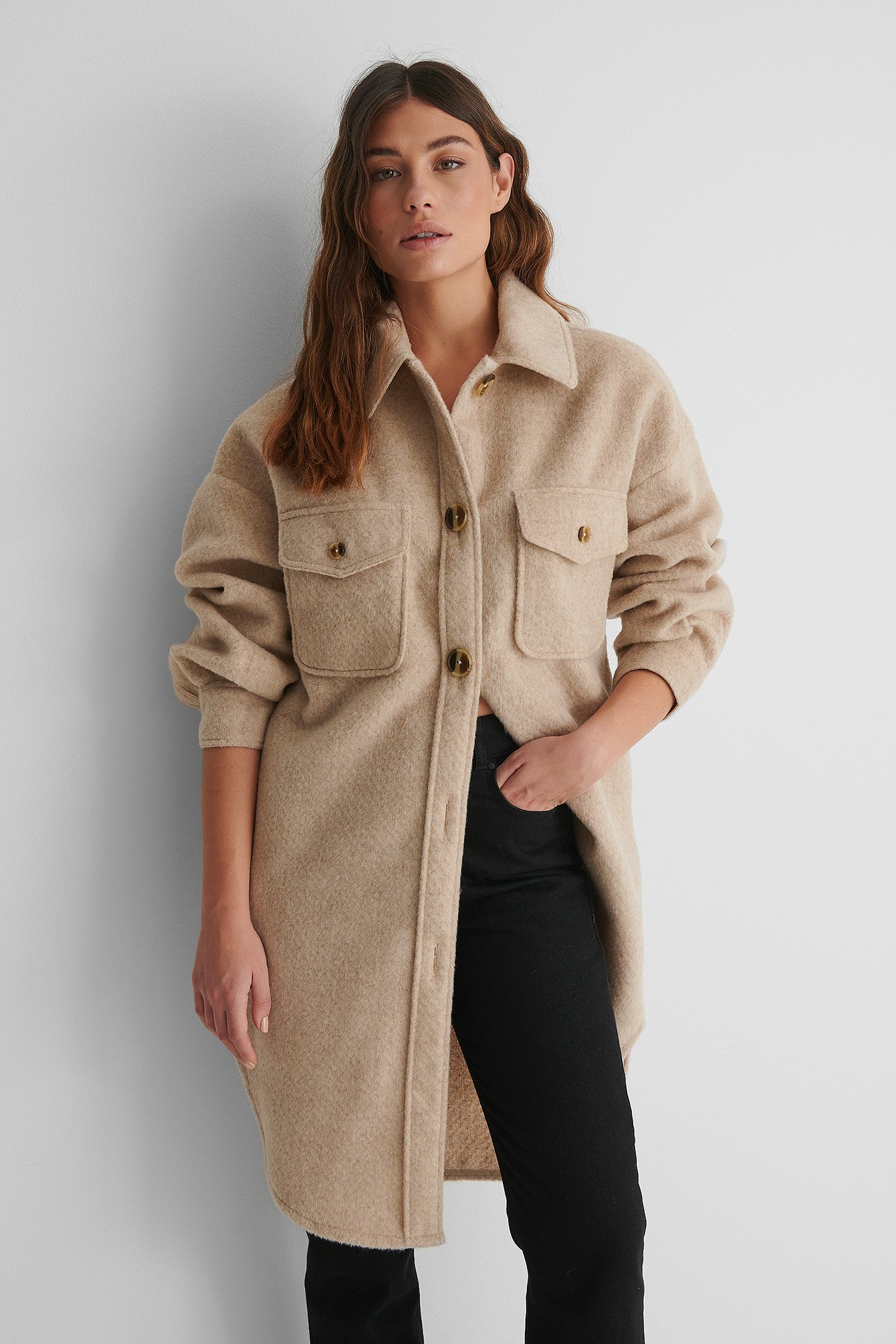 long overshirt jacket